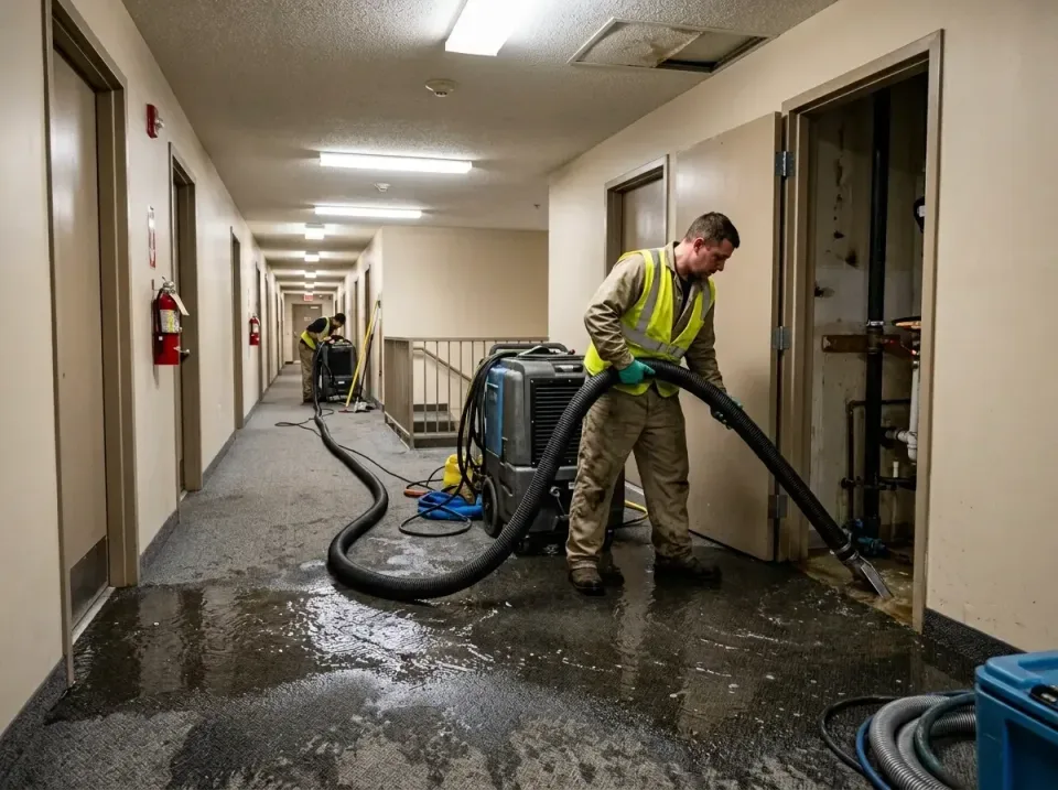 multi-unit-apartment-hallway-f-005 — frequently asked questions, Emergency Burst Pipe Water Extraction & Removal in Black Di…